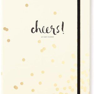 NEW Gold Confetti Dot Party Planning Book/ Planner